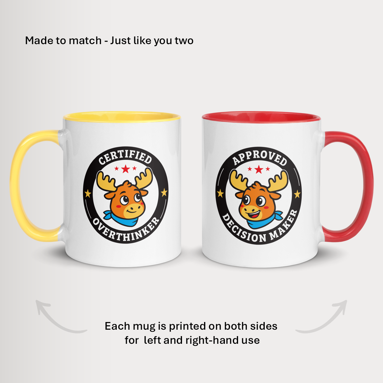 Certified Overthinker - Mug with Color Inside