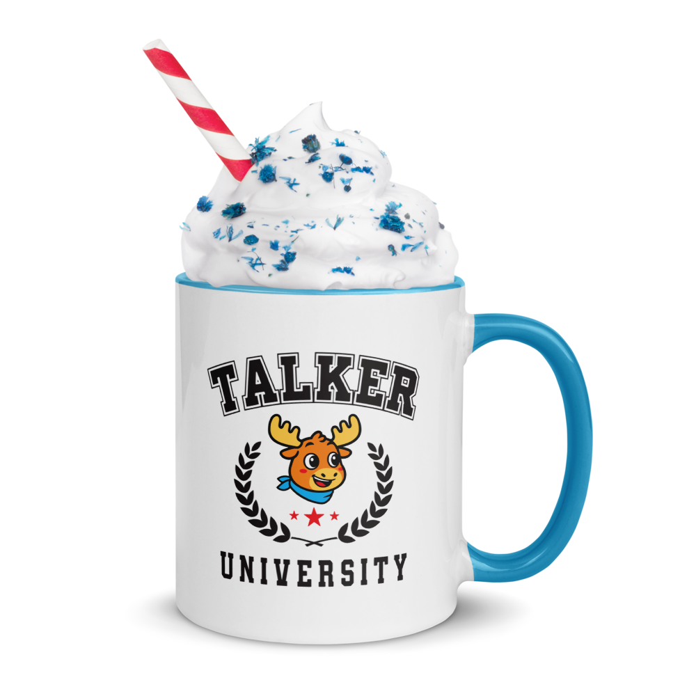 Talker University Mug with Color Inside