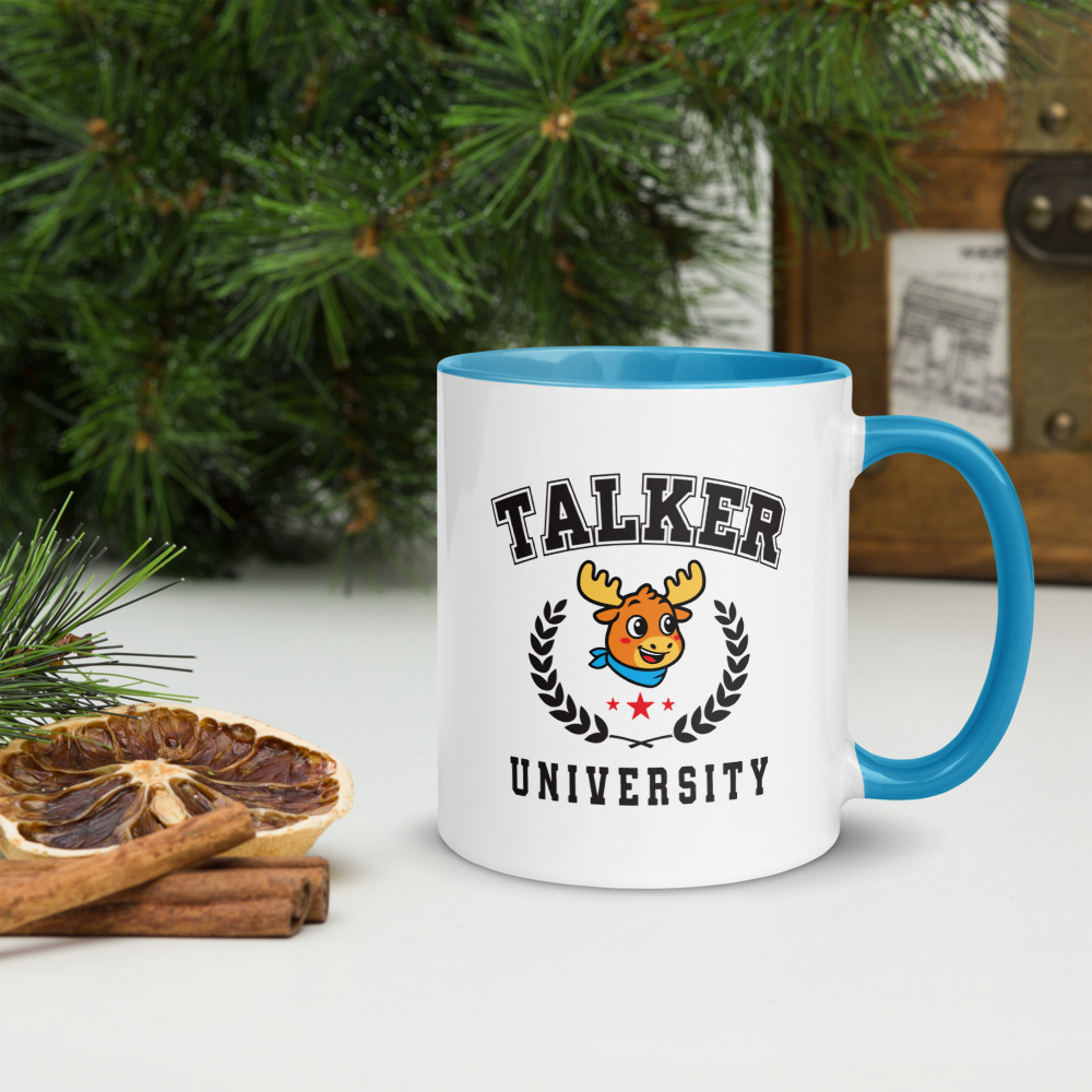 Talker University Mug with Color Inside