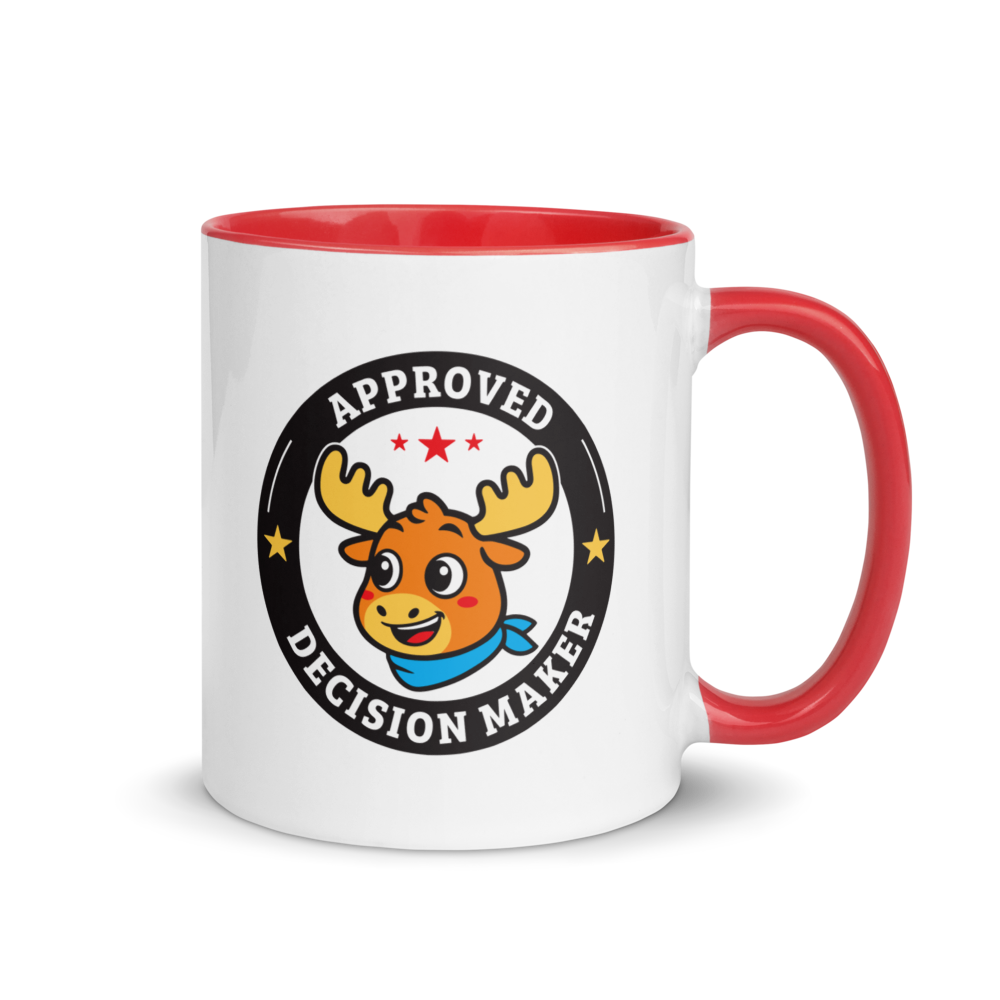 Approved Decision Maker - Mug with Color Inside