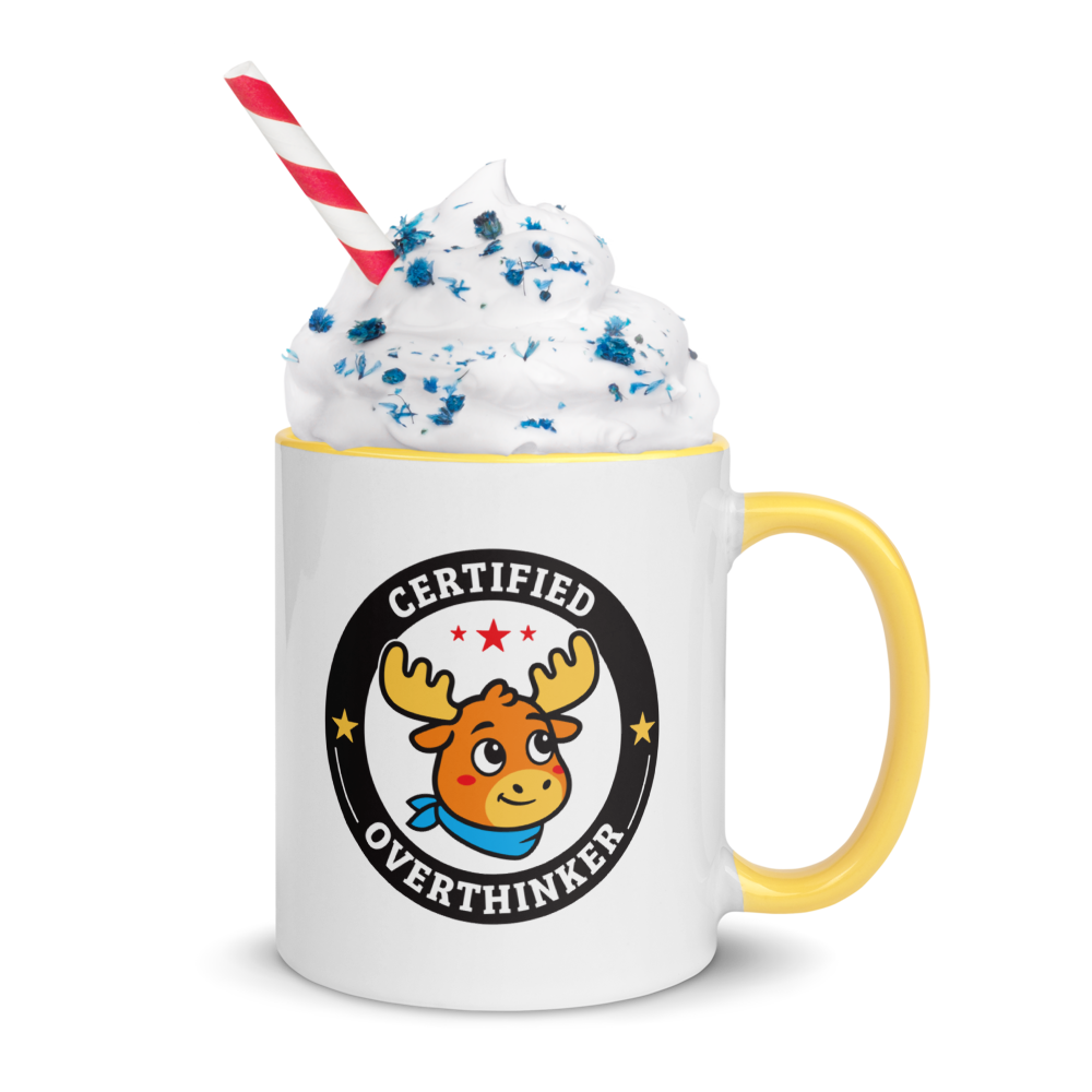 Certified Overthinker - Mug with Color Inside